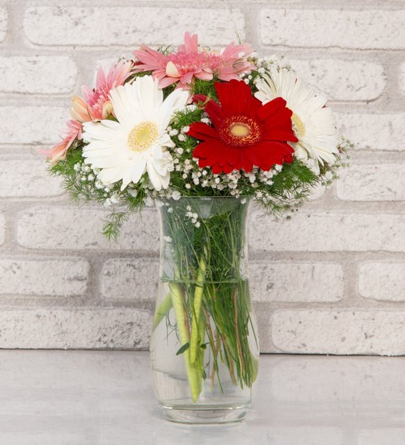 Vazoda Gerbera Aranjmanı